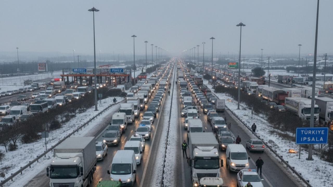 Yunanistan Sınırında Grev Krizi: Geçişler Yavaşladı