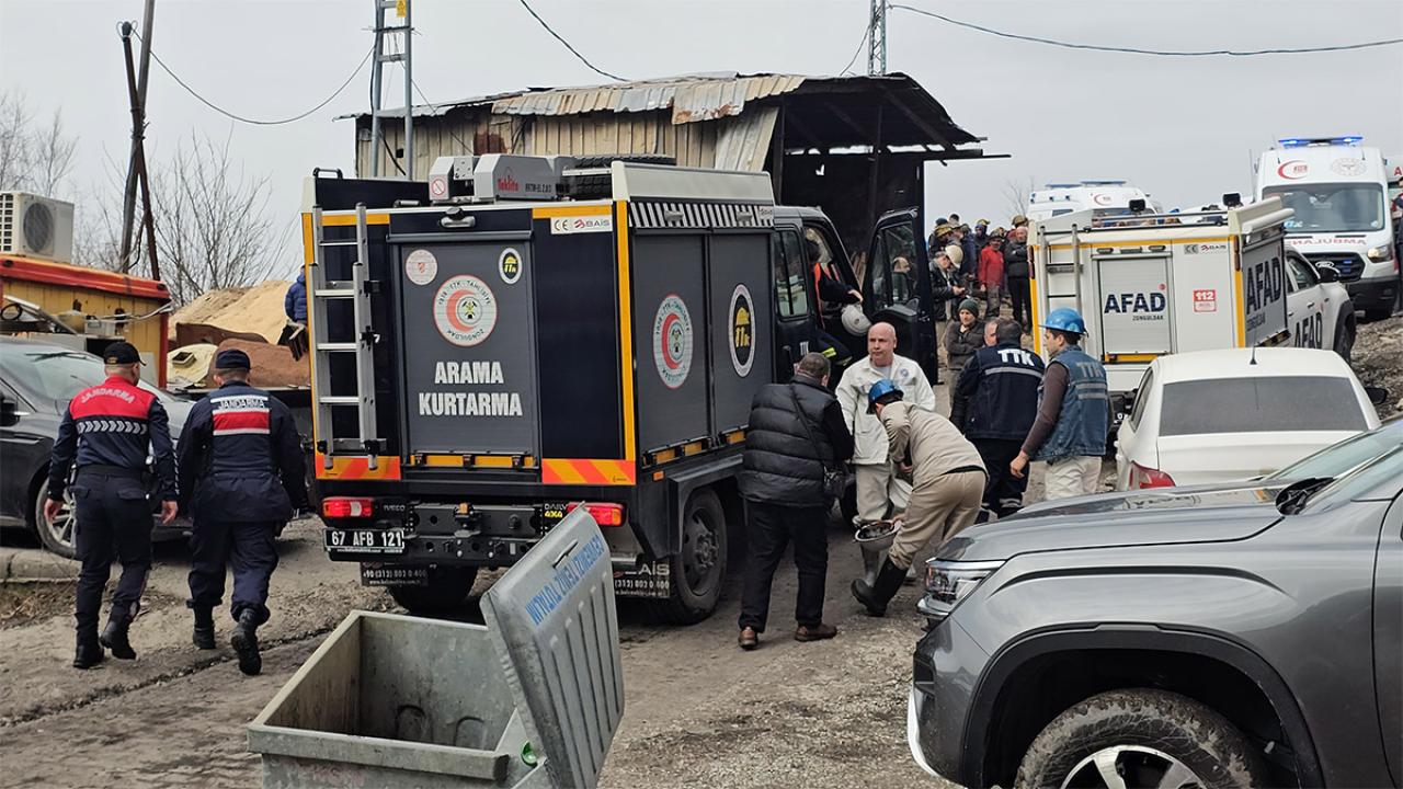 Zonguldak'ta maden ocağında göçük! 3 işçi toprak altında kaldı
