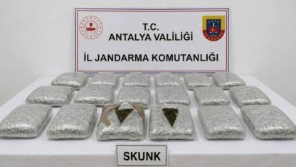 Antalya'da uyuşturucu operasyonu: 30 kilo ele geçirildi