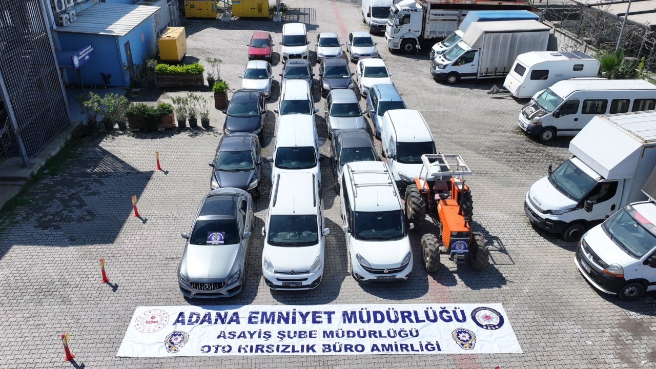 Adana merkezli "change araç" operasyonunda yakalanan 47 şüpheliden 22'si tutuklandı