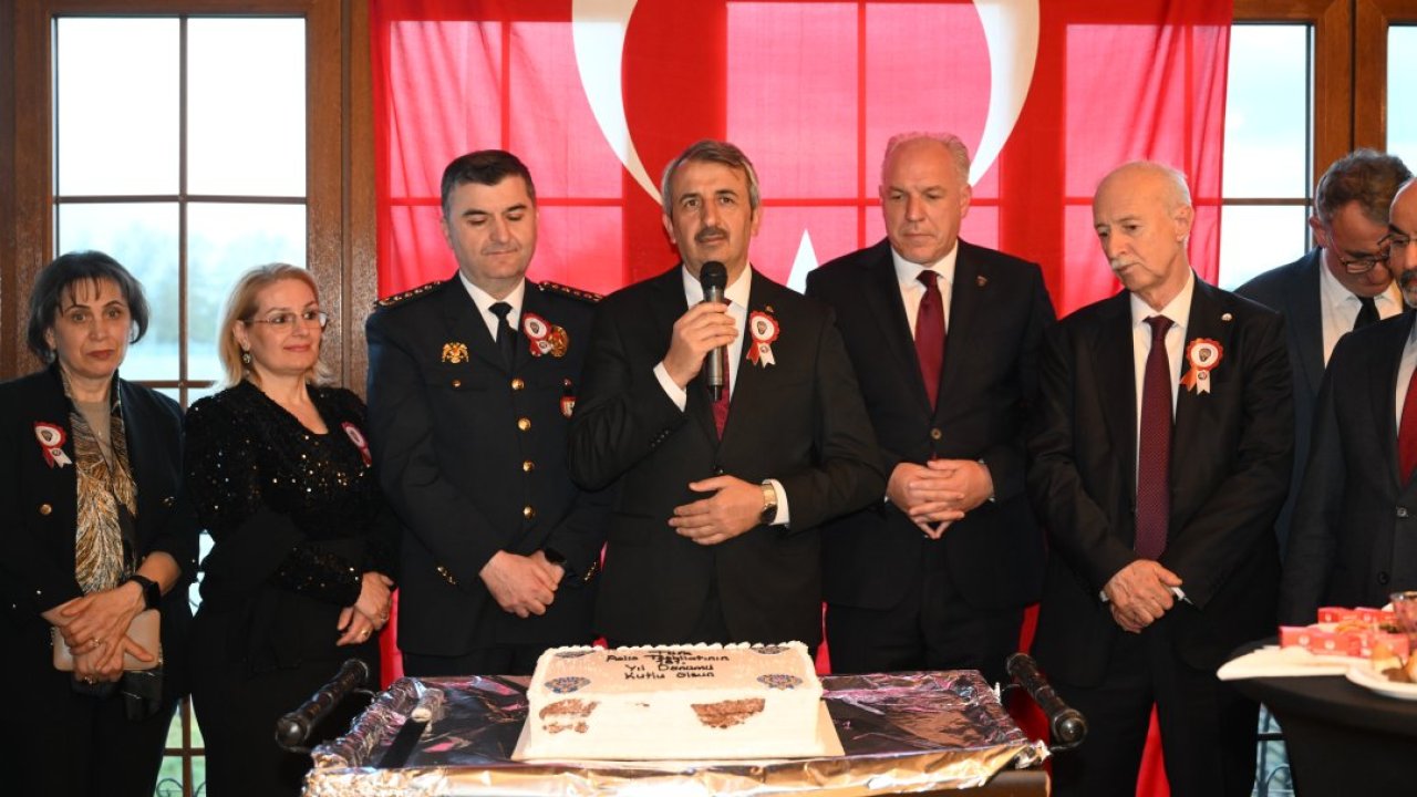 Edirne'de Türk Polis Teşkilatının 181. kuruluş yıl dönümü resepsiyonla kutlandı