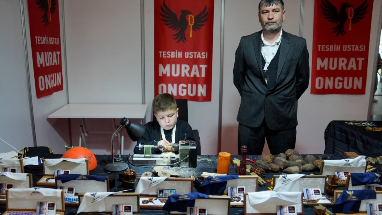 İstanbul Tesbih ve Doğal Taş Fuarı'nda özel tasarım ürünler sergilendi