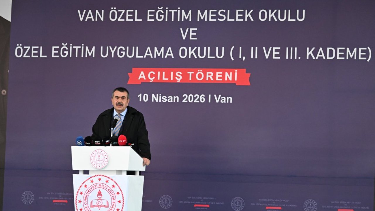 Milli Eğitim Bakanı Tekin, Van'da açılış töreninde konuştu: