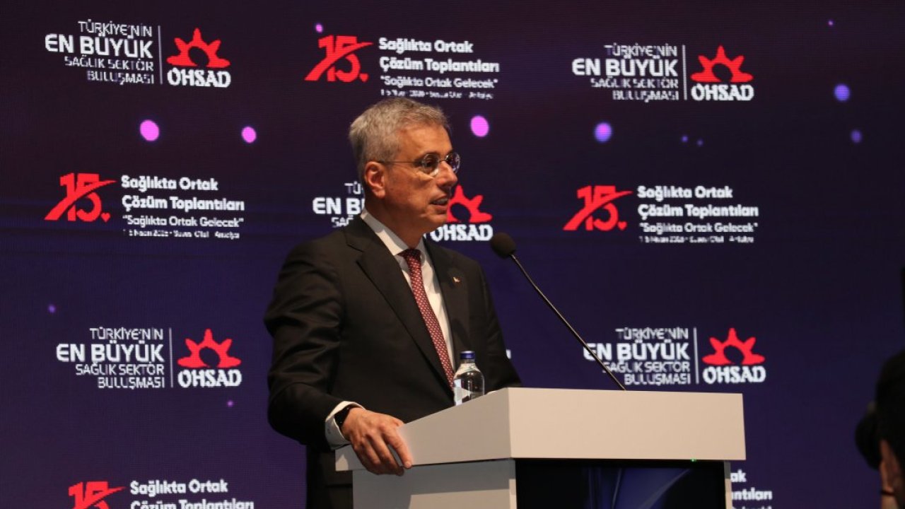 Sağlık Bakanı Memişoğlu, Antalya'da "15. OHSAD Kurultayı"nda konuştu:
