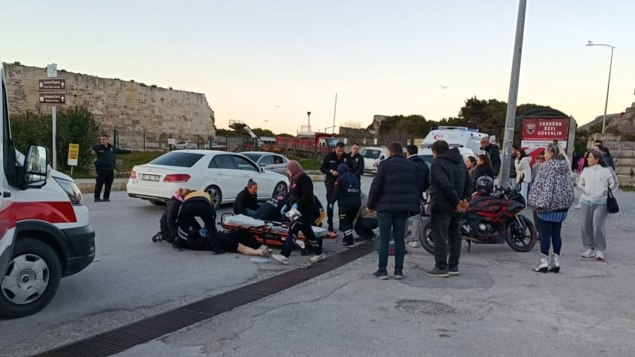 Sinop'ta 3 motosikletin karıştığı kazada 3 kişi yaralandı
