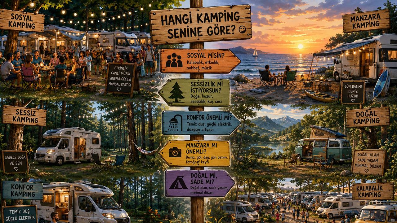 Karavan Kampingleri Çoğaldı… Peki Hangisini Seçeceğiz? 🚐🏕️