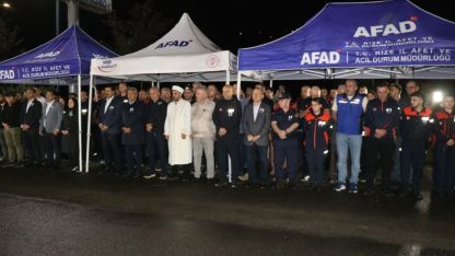 Kahraman AFAD Personeli Ömer Faruk Özkan Son Yolculuğuna Uğurlandı