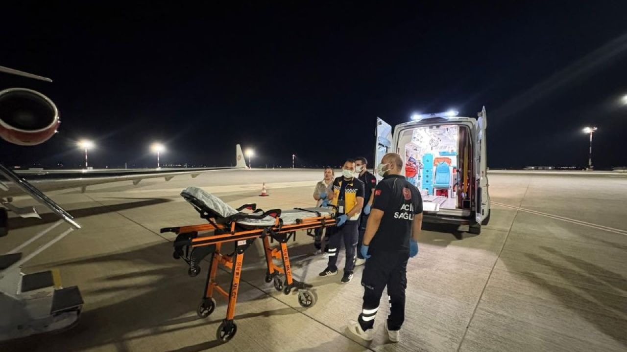 Endonezya'daki Kazazede Vatandaş Hava Ambulansıyla Adana'ya Getirildi!