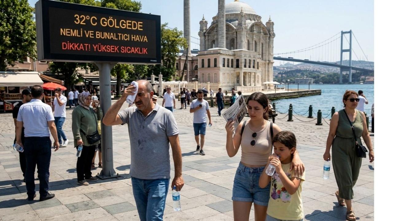 İstanbullular Dikkat: Termometreler 32 Dereceyi Gösteriyor!