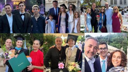Mezuniyet Töreni Değil Gala: Ünlü İsimler Çocuklarının Başarısında Bir Araya Geldi