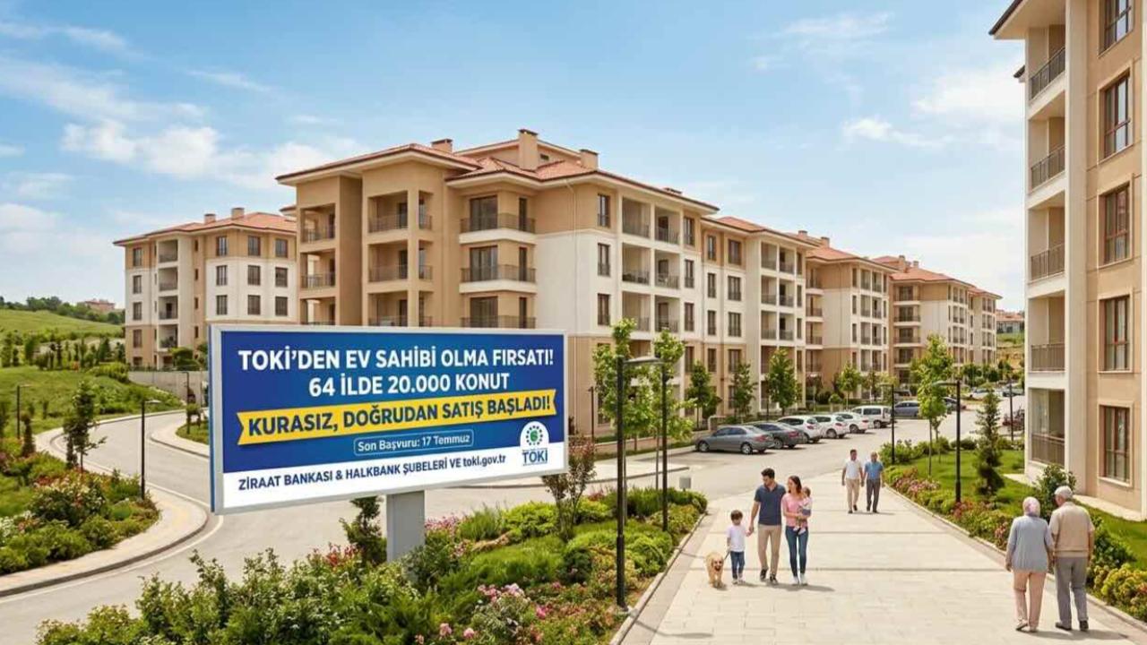 TOKİ’den Ev Sahibi Olmak İsteyenlere Büyük Müjde: 64 İlde 20 Bin Konut İçin "Doğrudan Satış" Başladı!