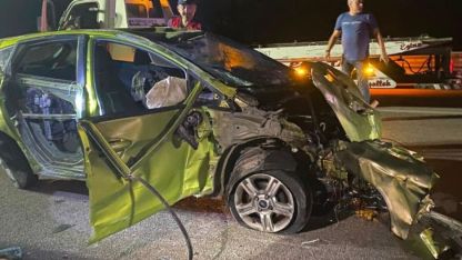 Çanakkale'de otomobil takla attı: Sürücü yaşamını yitirdi