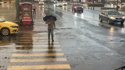 Tekirdağ'da Sağanak Yağış Hayatı Olumsuz Etkiledi