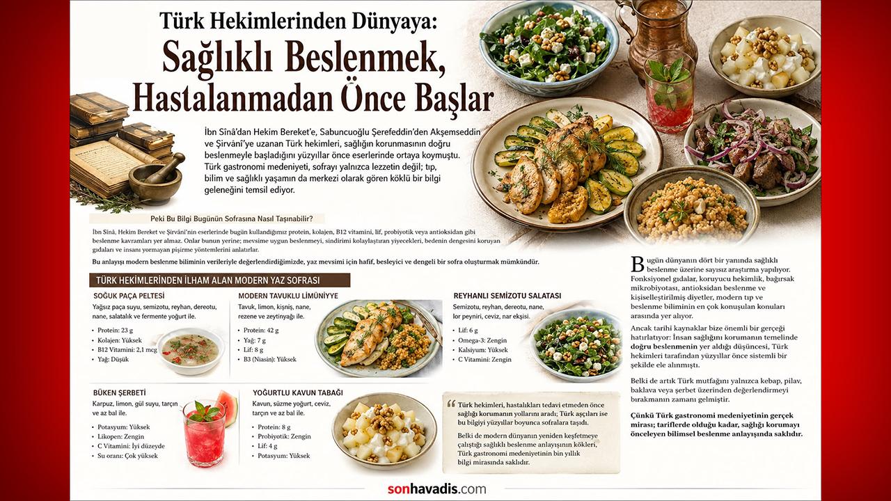 Türk Hekimlerinden Dünyaya: Sağlıklı Beslenmek, Hastalanmadan Önce Başlar